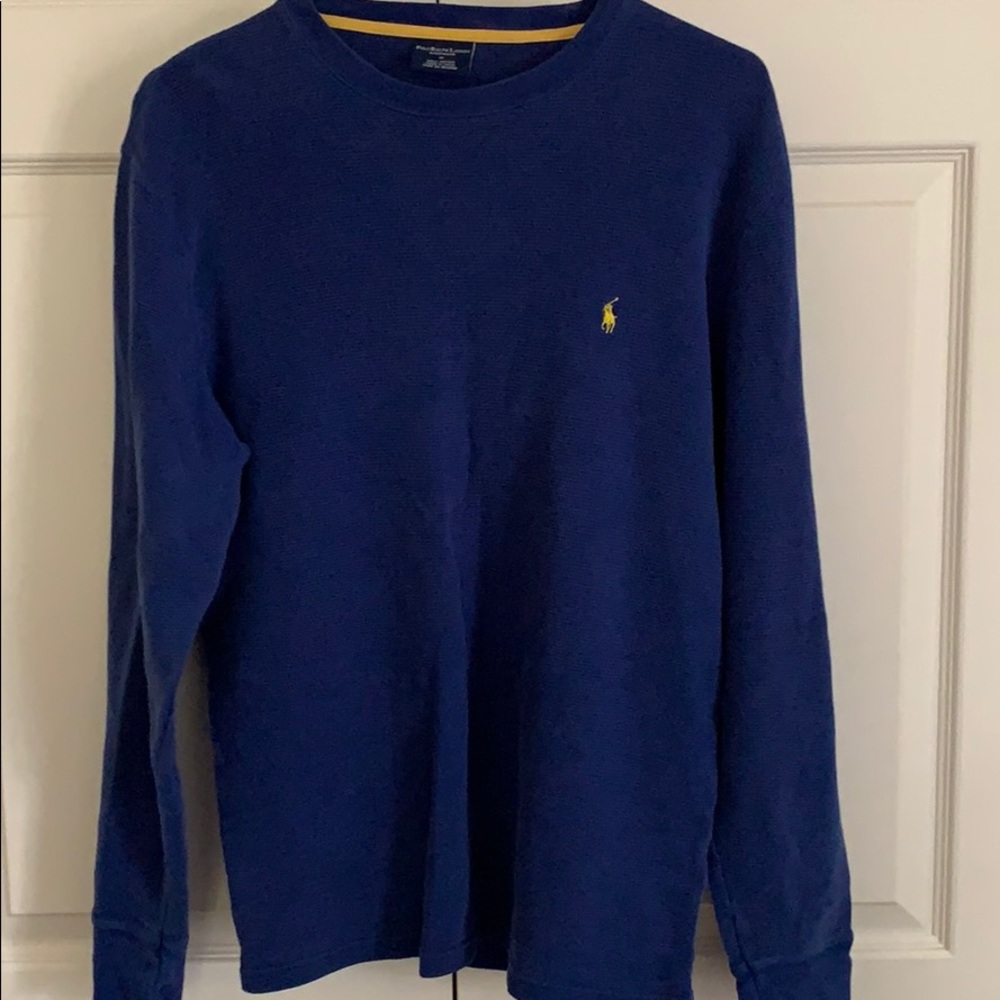 Blue men’s Ralph Lauren sweater
